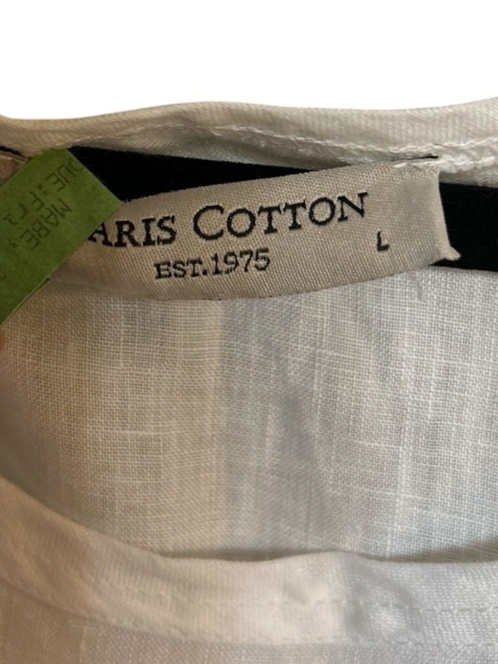 Linen White Classic Tee Large - Picture 3 of 4